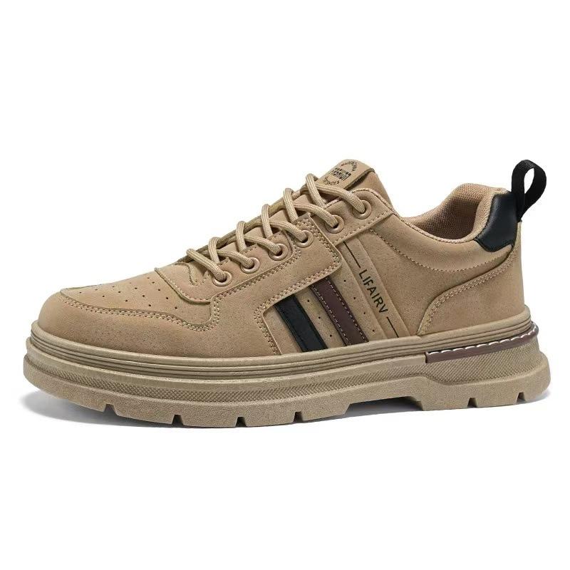Men's shoes 2024 new autumn wear-resistant construction site work leisure labor insurance shoes youth mountaineering Martin sports tide shoes