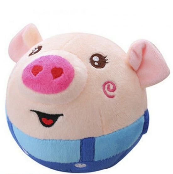 English Tiao Tiao Zhu Bouncy Ball - Baby Learning Toy, Seaweed Pig Design