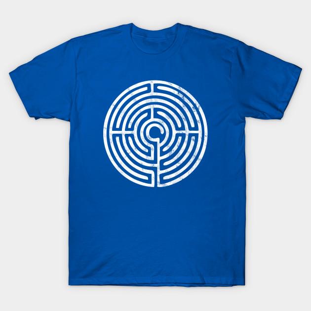 Unisex Fashion TShirt Labyrinth Maze Symbol Pagan Native Print TShirt Plus Size S-5XL T-Shirt 100%Cotton Tops O Neck Short Sleeve Tees