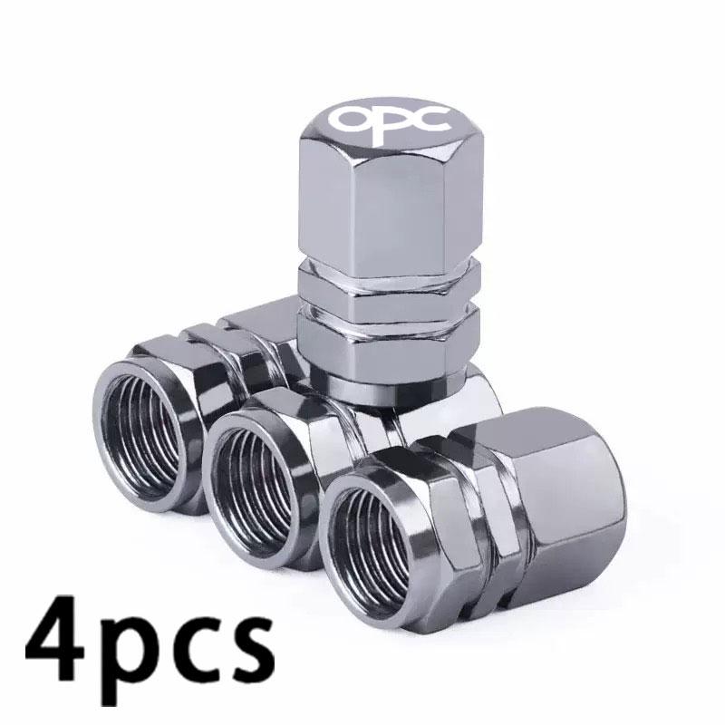 4PCS Colorful Car Accessories Car Tire Valve Cap For Opel OPC