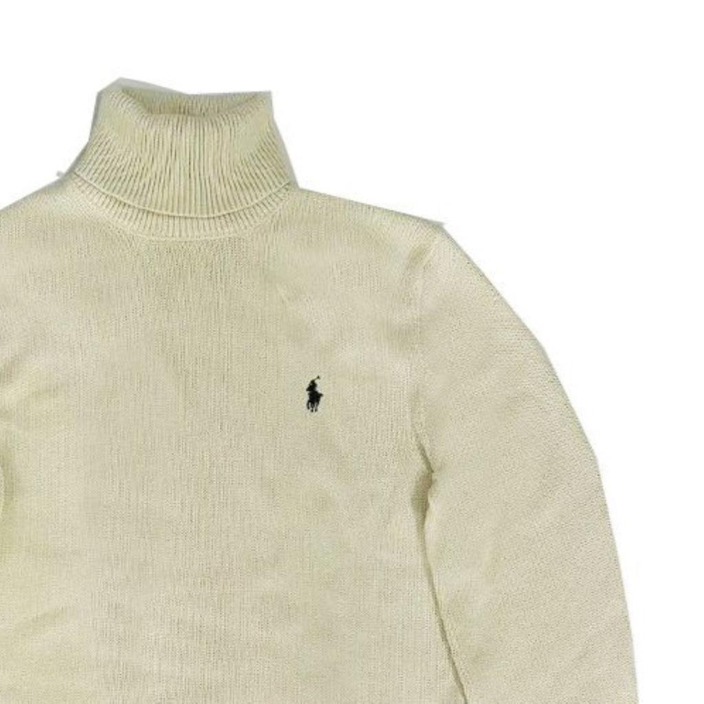 Polo Ralph Lauren FW25 Cotton Logo Embroidered High Neck Long Sleeve Knit Sweater Men Sweater 710857915-008