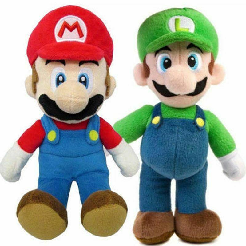 Mario Bro Super Luigi Mario Plush Toy Game Character Filling Doll Gift Christmas