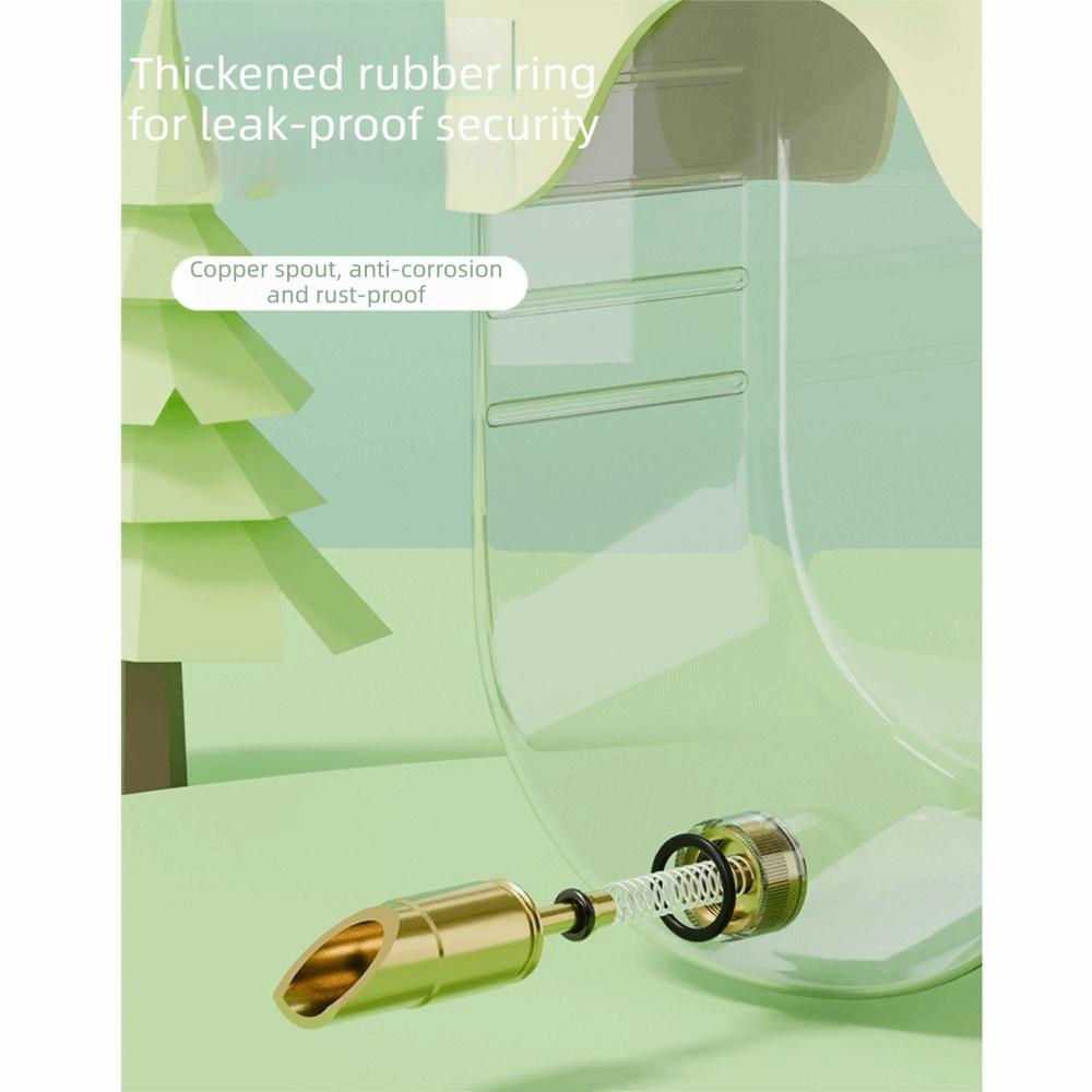 350ml Bird Water Dispenser Automatic Secure Mounting Parrot Drinking Kettle Detachable Leak-proof Hanging Water Feeder