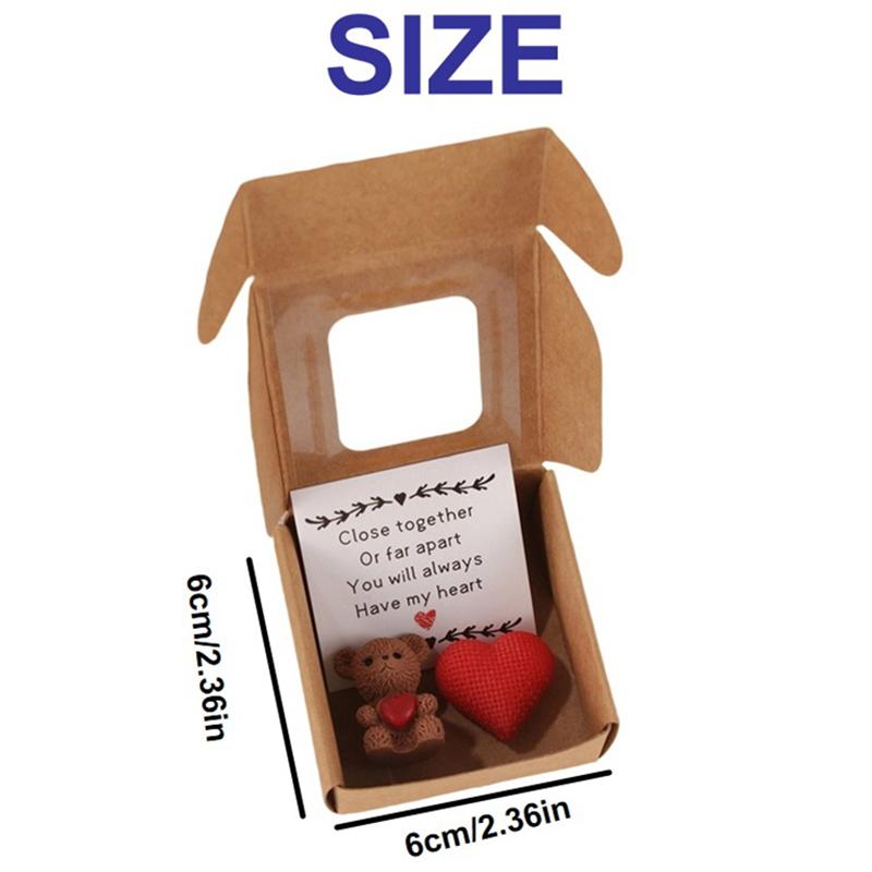 Handmade Mini Bear Little Bear In A Box My Little Worry Bears Mini Pocket Bears Hug With Emotional Uplifting Keepsake For Lovers