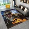 3D J-Jurassic Park Dinosaur Carpet Large Area Rug Bedroom Kids’ Playroom Floor Mat Non-Slip Living Room Decor Fun Sofa Accent