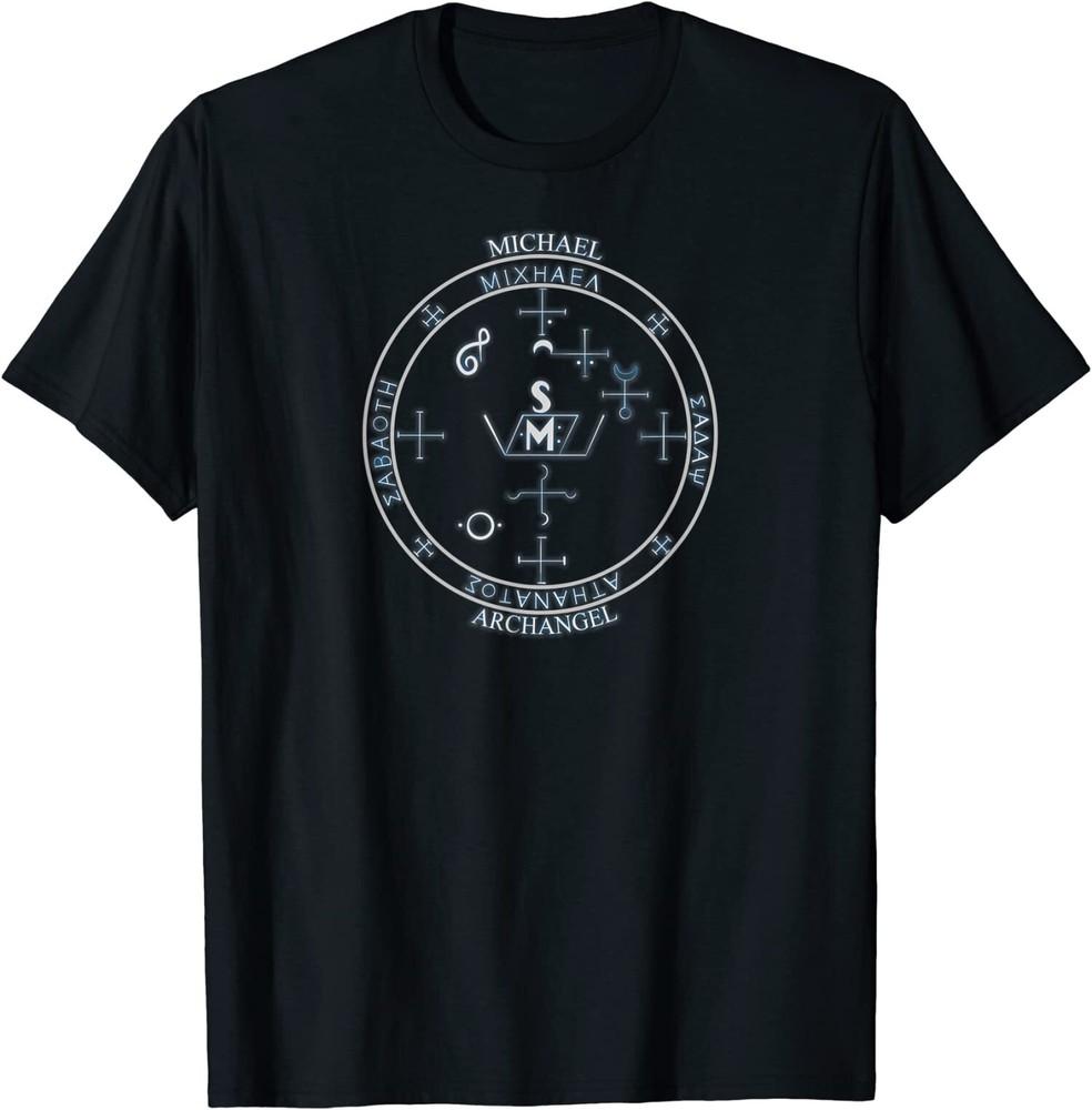 Archangel Michael Sigil Seal By Mortal Designs T-Shirt S