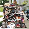 Dětská přikrývka s potiskem kapely Tokio Hotel Dětská Hřejivá přikrývka Flanel Měkká útulná deka Rozkládací pohovka Deka Cestovní deka Dárek k narozeninám