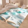 Sea Shell 3D Carpet Dolphin Jump Mat Sea Turtle Home Decoration Coral Reef Door Rug Non-Slip Floor Mat Living Room Decoration