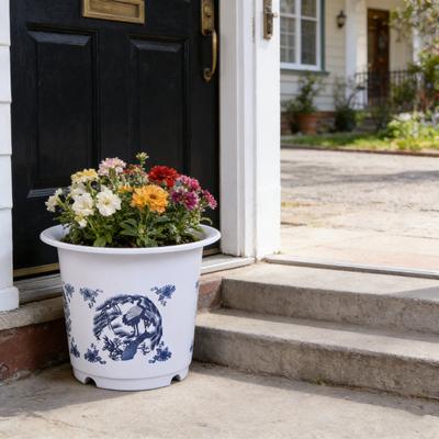 Yousheng Thickened Plastic Flower Pot Breathable Planter for Blueberries Roses Hydrangeas Durable UV-Resistant Beginner Plant