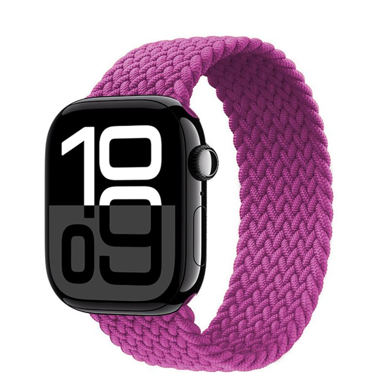 Straps For Apple Watch Bands 44mm 45mm 40mm 41mm 49mm 46mm 42mm Braided Solo Loop Correa Bracelet Iwatch Series 11 10 9 7 8 SE 6