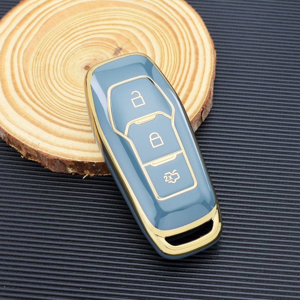 TPU Car Remote Key Fob Shell Cover Case for Ford F-150 Mondeo C S-Max Explorer Ranger 2015 2016 2017 2018 Car Styling