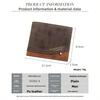 Korean Version Hinge Bronzing Printing Men's Wallet Short, Matte Multi-card Large-capacity Men's Wallet