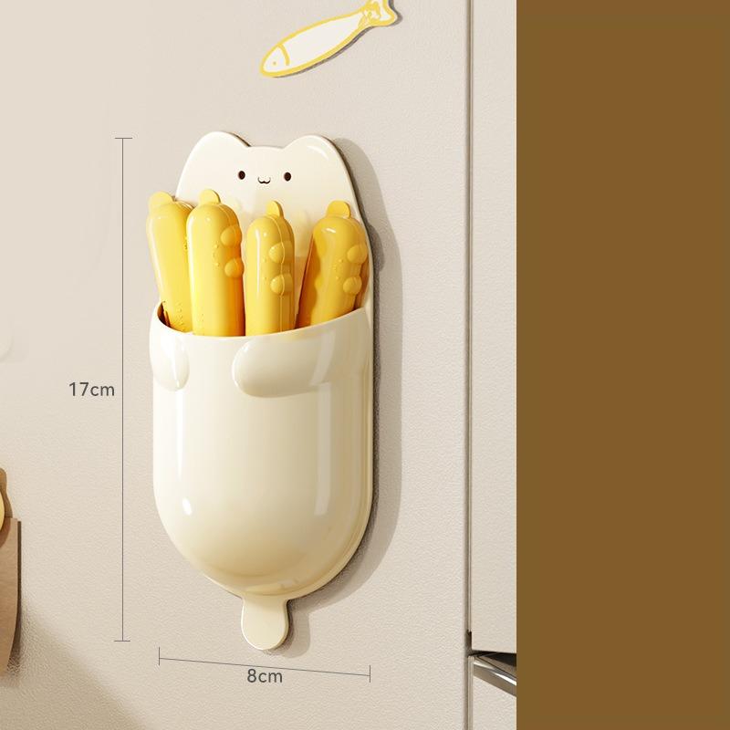 Cat Magnetic Sealing Clip Refrigerator Food Sealing Clip Household Food Moisture-proof Fresh-keeping Clip Snack Clip