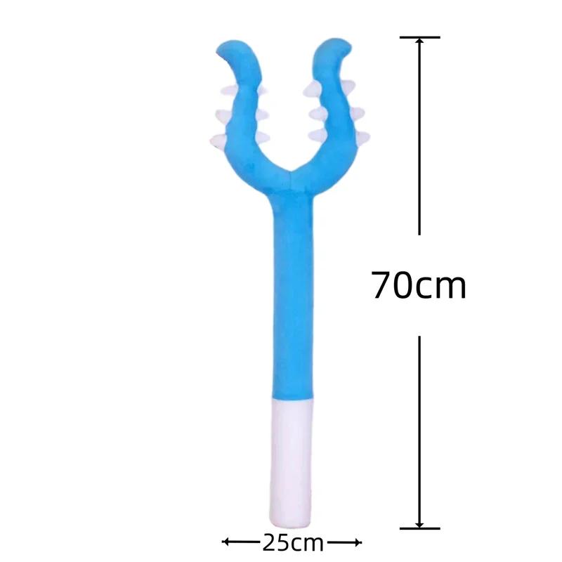 

70см Чиикава Японское Аниме Периферия Крестовый Посох Милая Плюшевая Хачиварэ Волшебная Палочка Игрушка для Царапания Когтей Кошки Подарок для Детей 70cm синий