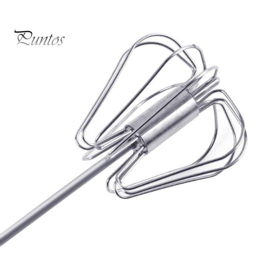 Milk Mixer Kitchen Stainless Steel Semi-Automatic Egg Whisk Beater Cream