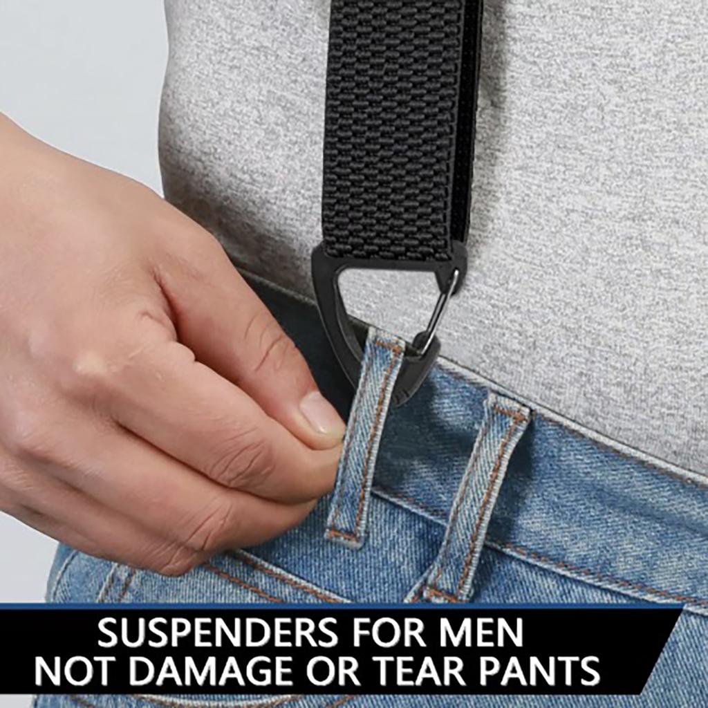 Tirantes Ocultos para Hombre de Trabajo Pesado Ropa con Tirantes en Y