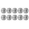 10PCS S624ZZ 4x13x5mm kuličková ložiska z nerezové oceli pro longboardy díly kolečkových bruslí