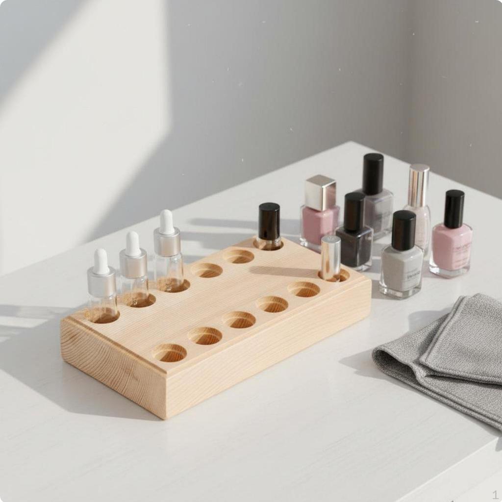 Nagellack-Aufbewahrungsregal mehrstufiges Design ätherisches Öl-Organizer platzsparendes Display