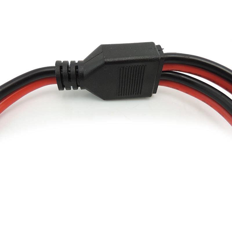 1 Sae To 2 SAE Power Extension Connector Cable Solar Panel Battery Adapter Quick Connect Disconnect Plug Cord 14AWG 18AWG 10A