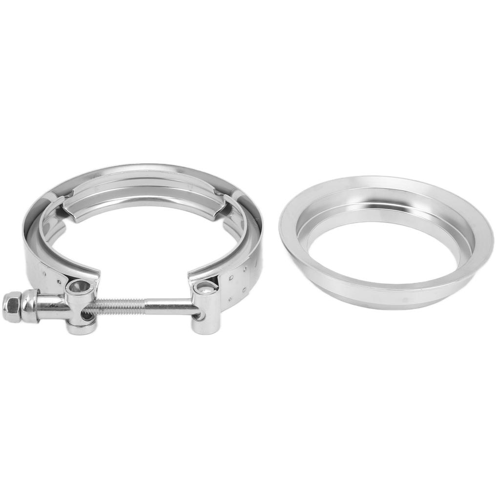 3in Downpipe V Band Clamp Flange Kit Stainless Steel Replacement for Borg Warner S200 S300 S257 S366