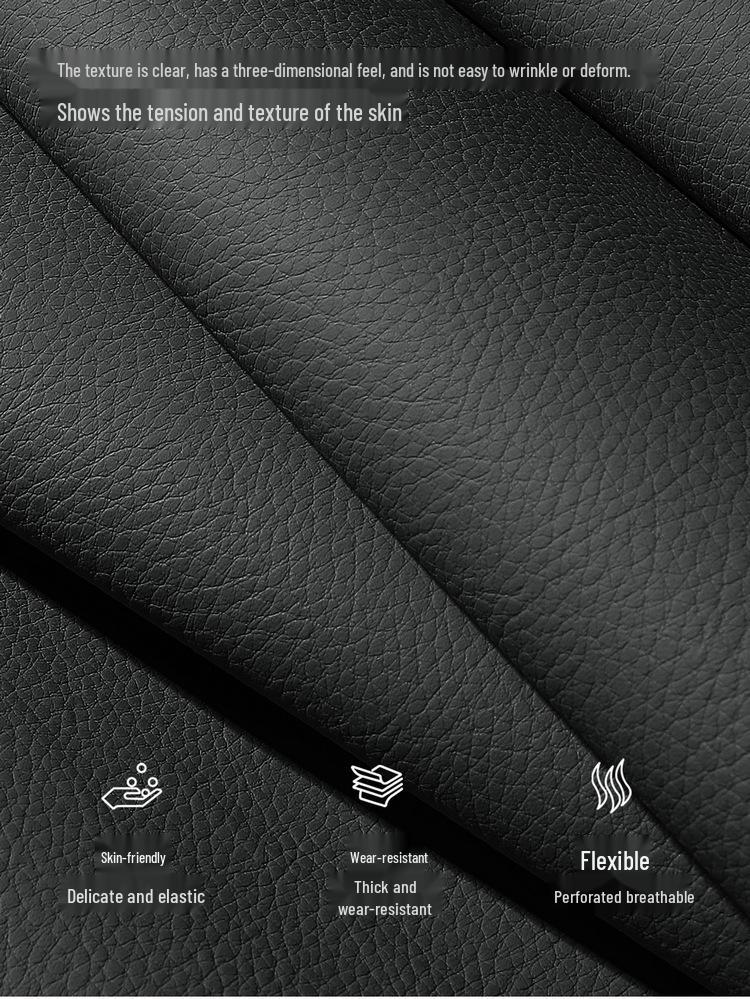 Galaxy L7 Full Leather Car Seat Cushion - Universal Four Seasons Set for Five-Seaters