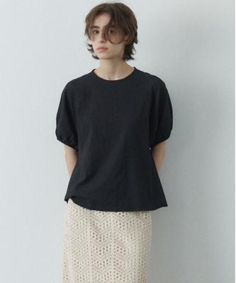 Okuka Voluminous Puff Blouse - Black