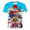 New Naruto Cartoon Character 3D Digital Printed Men's Cartoon T-shirt