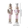 Christmas Nutcracker Statue Decor Charm Gift Display Portable Desktop Ornament Xmas