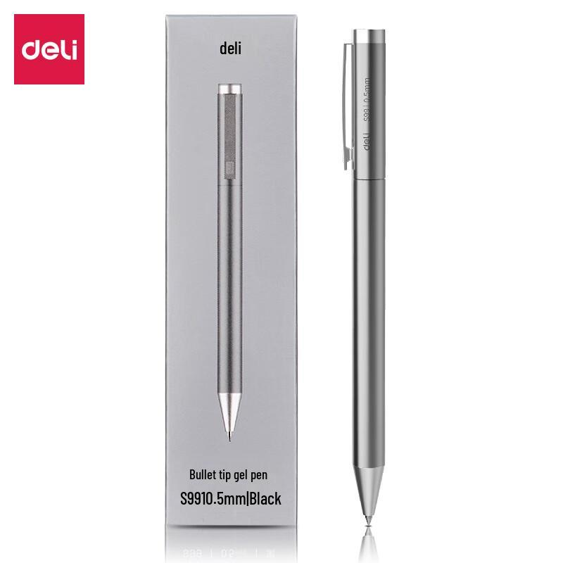 Deli S99 Metal Twist-Action Gel Pen