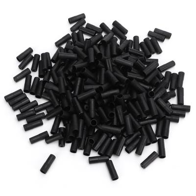 500 ks Plastové 5mm pouzdro brzdového lanka na kolo Vysoce polyetylenový plastový materiál Lesklé hrany Kolo Pouzdro brzdového lanka Koncovka