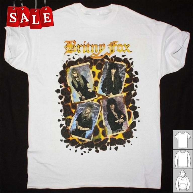 

New Britny Fox Band Retro Album Gift For Fans Unisex S5XL Shirt UH762 Unisex T-Shirt S