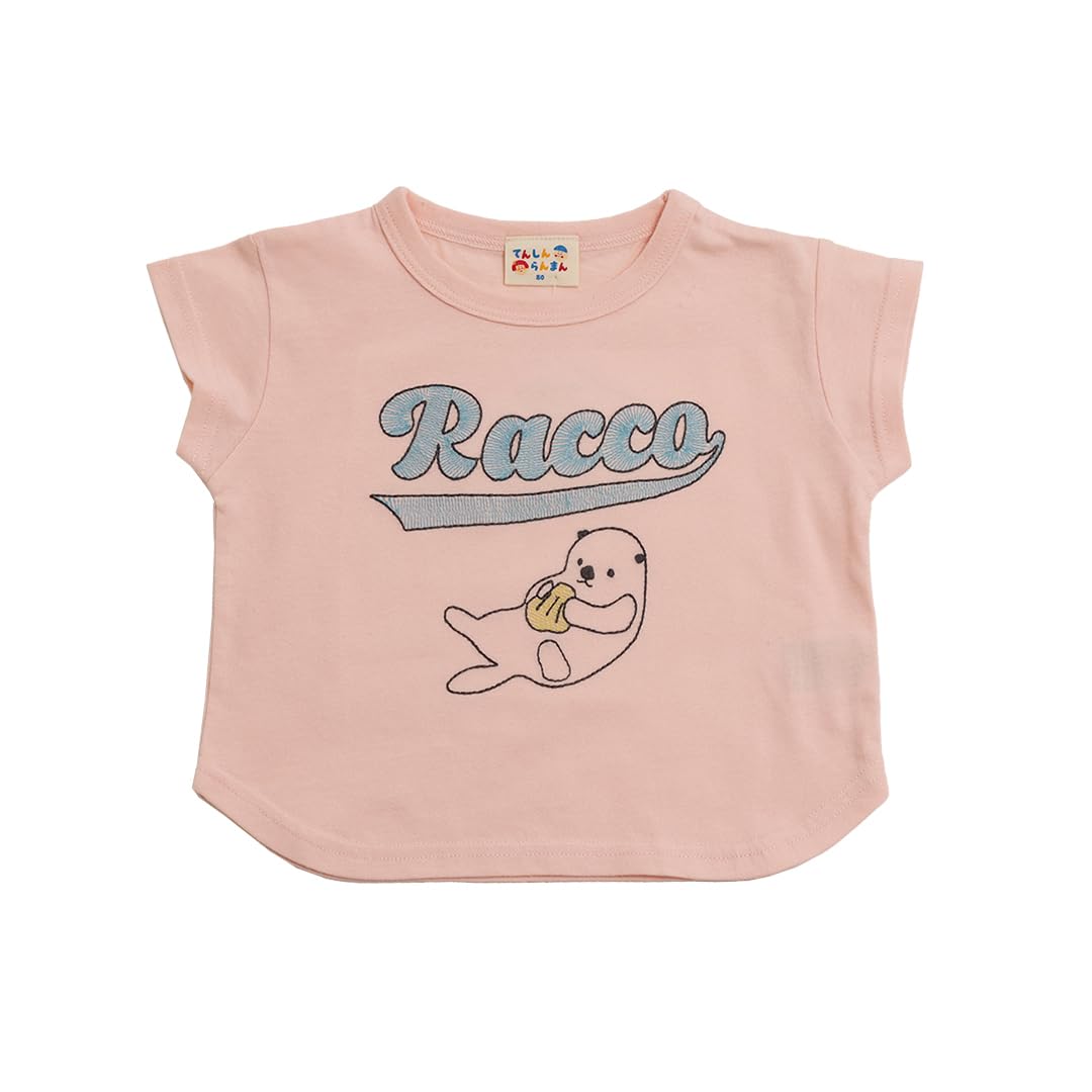 

[Tenshinranman] Pink Stitch Embroidered T-Shirt