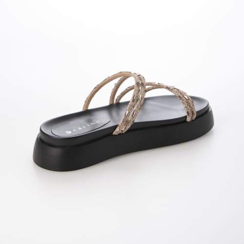 Carino Women's Sandals CAST44088, Pink, Size 24.5 cm