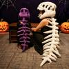 Dinosaur Skeleton Costume Set Realistic Plush Dino Outfit with Spine Detail Headband Fun Dinosaur Costume Accessory
