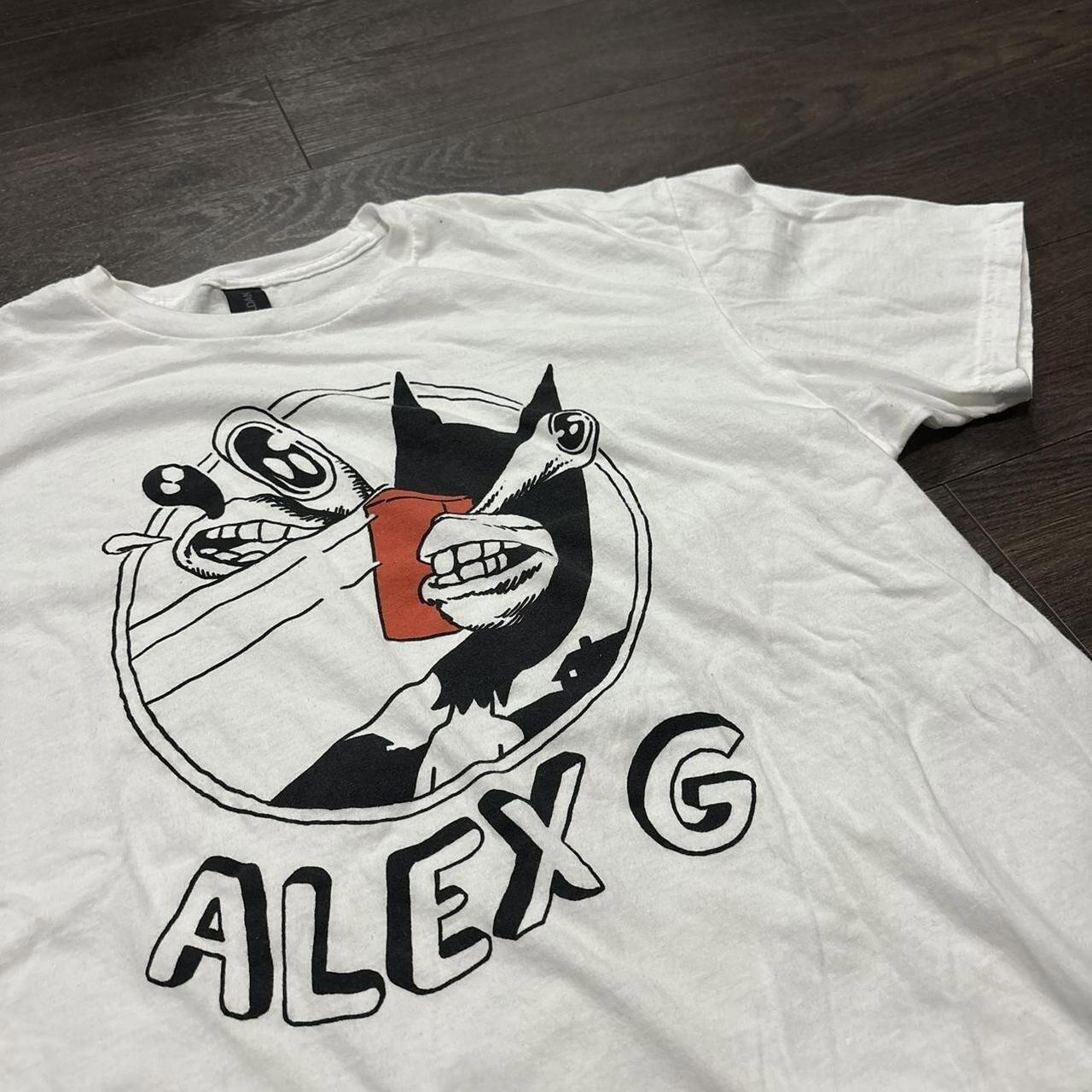 Alex G Band Shirt Alex G Retro Style White Unisex Shirt Men Women WA0196 XXL