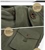Men's Mid-Length Winter Cotton Coat with Velvet, Multi-Pocket, Thickened, Plus Size - Ideal for Middle-Aged and Elderly
