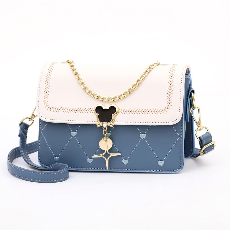 Valentine's Day women's shoulder small square bag summer new trend versatile niche girl heart gift bag
