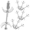 10pcs Galvanized Steel Countertop Connector Joint For Worktop Joiner Clamp Thread Bolt Benchtop Connection Pull Rod