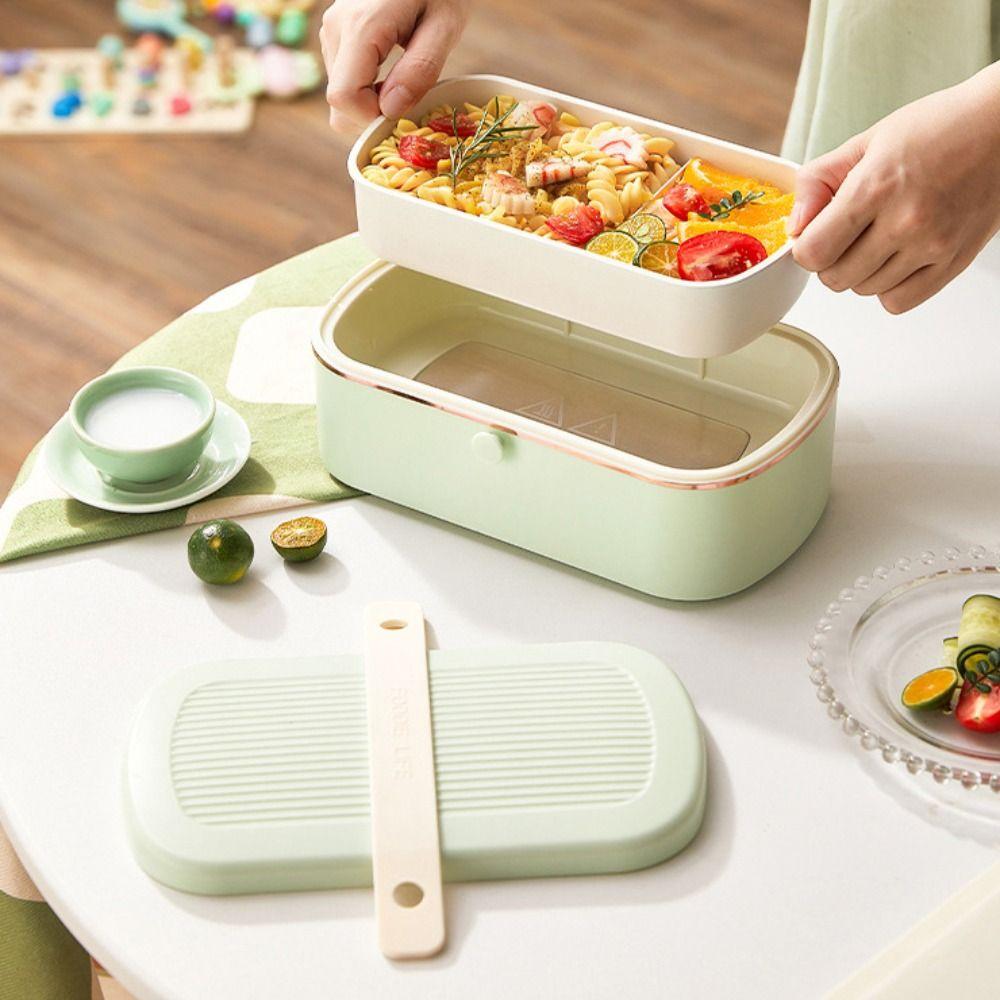 Leak-proof Keep Warm Lunchbox Divided Heated Lunch Box Constant Temperature Lunch Box  Winter