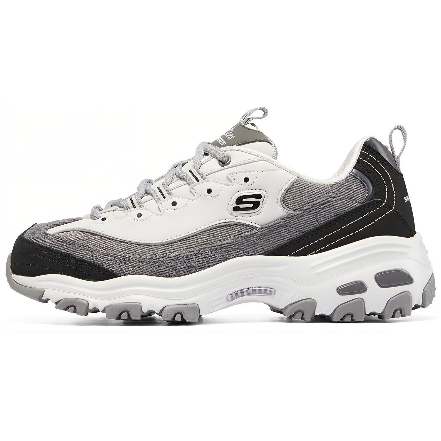 (WMNS) Skechers D Lites 1.0  Black Gray  Women s 149906-BKGY EU 35