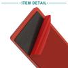 ACROPIX 2pcs Truck Car Adhesive Reflector No Hole Plastic Universal Red