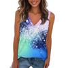 Women's Fashionable And Casual Everyday Versatile Gradient Print Slim Vest Top