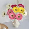 Artificial Gerbera Flowers with Bendable Stems Fake Silk African Gerbera Flower Boho Faux Wildflower for Wedding Bridal Party Home Kitchen Decor