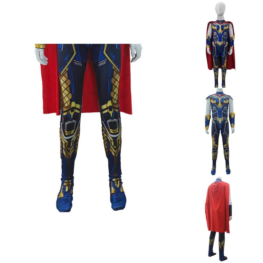 Love And Thunder Thor Odinson Cosplay Kostyme For Barn Og Voksne Perfekt For Halloween Og Karneval