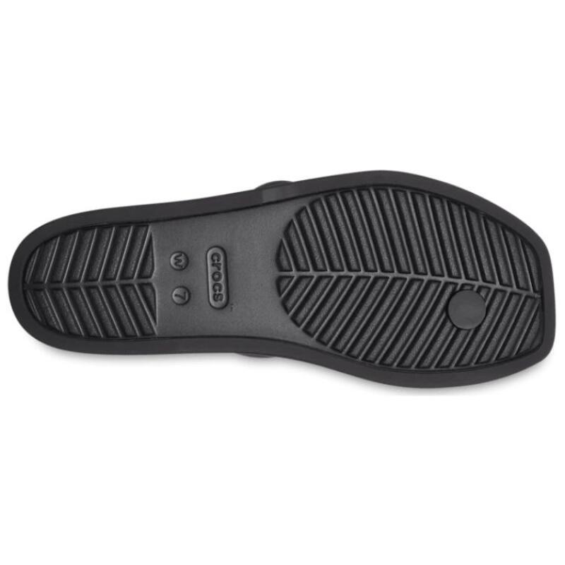 Crocs Miami Comfortable Anti-Abrasion Slippers Women's Black
