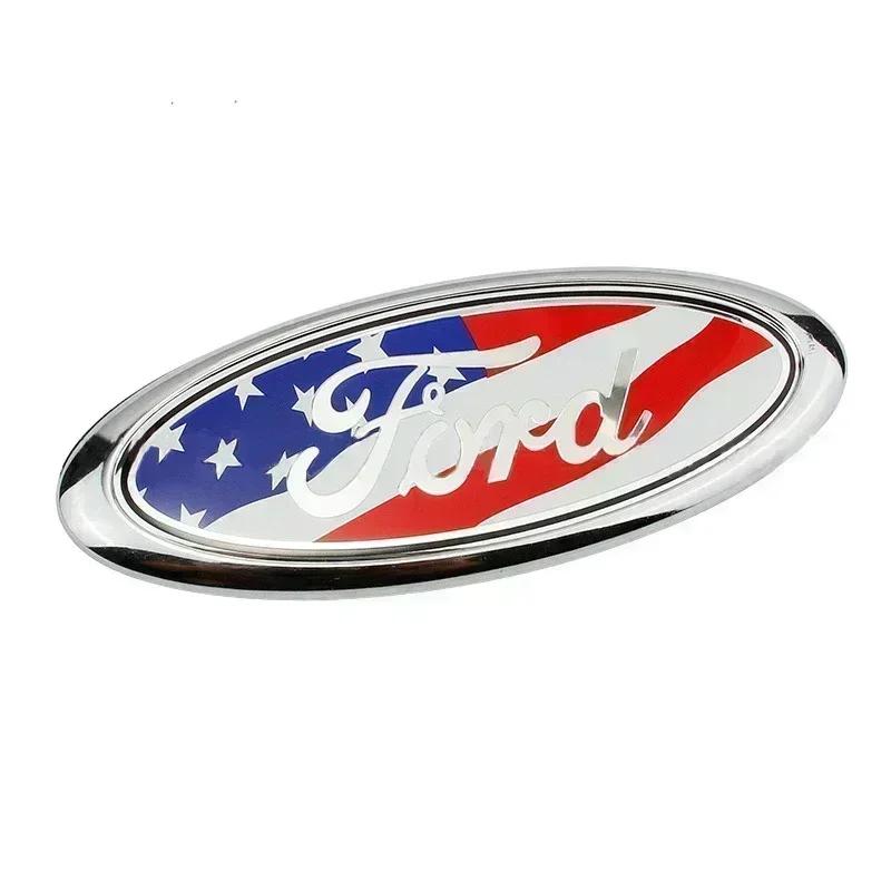 ABS Auto Kofferraum Aufkleber Front Hauben Emblem für Ford Fusion Ranger Escape Fiesta Explorer Focus Bronco Mondeo Transit