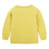 Kids Thick Brushed Pajama Set for Spring Autumn Long Sleeve Pants with Tummy Protection