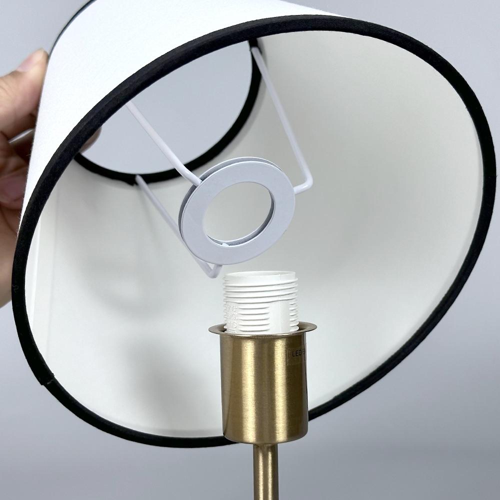 Modern Rechargeable Led Table Lamps Cordless Restaurant Fabric Desk Lamp Bedside Light