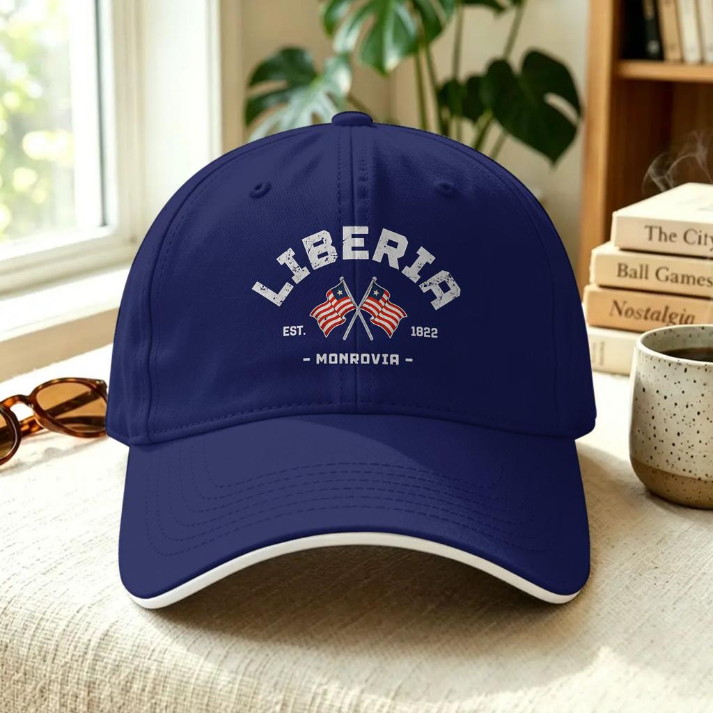 Summer Casual Baseball Cap Liberia Liberian Flag Outdoor Sport Hip Hop Hats For FeUnisex Unisex Breathable  Stylish Snapback Cap