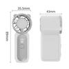 Portable Digital Display Ultra Mini Fan Small Pocket Size USB Rechargeable Portable Hand Fan Low Noise Handheld Fan Travel